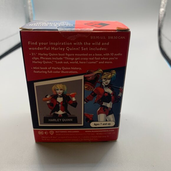 DC Harley Quinn Talking Figure & Illustrated Book NEW IN PACKAGE - Picture 3 of 3